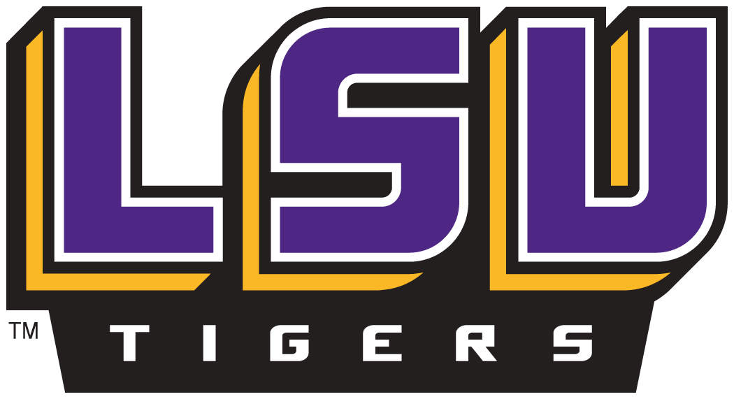 LSU Tigers 2002-Pres Wordmark Logo v2 diy fabric transfer